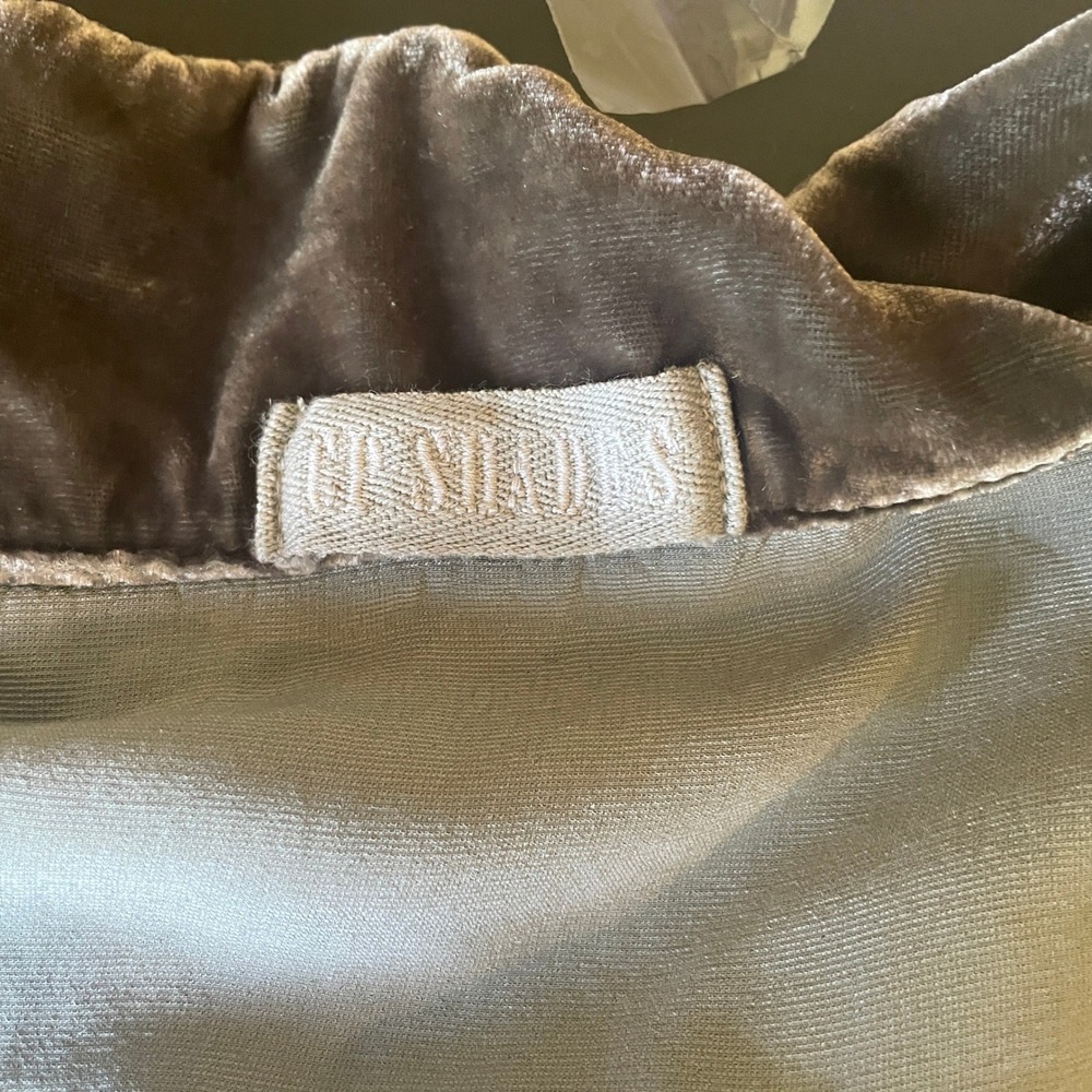 CP Shades x Free People Vintage Y2K Iredescent Boho Velvet Button Up Top Size XS - Picture 6 of 11